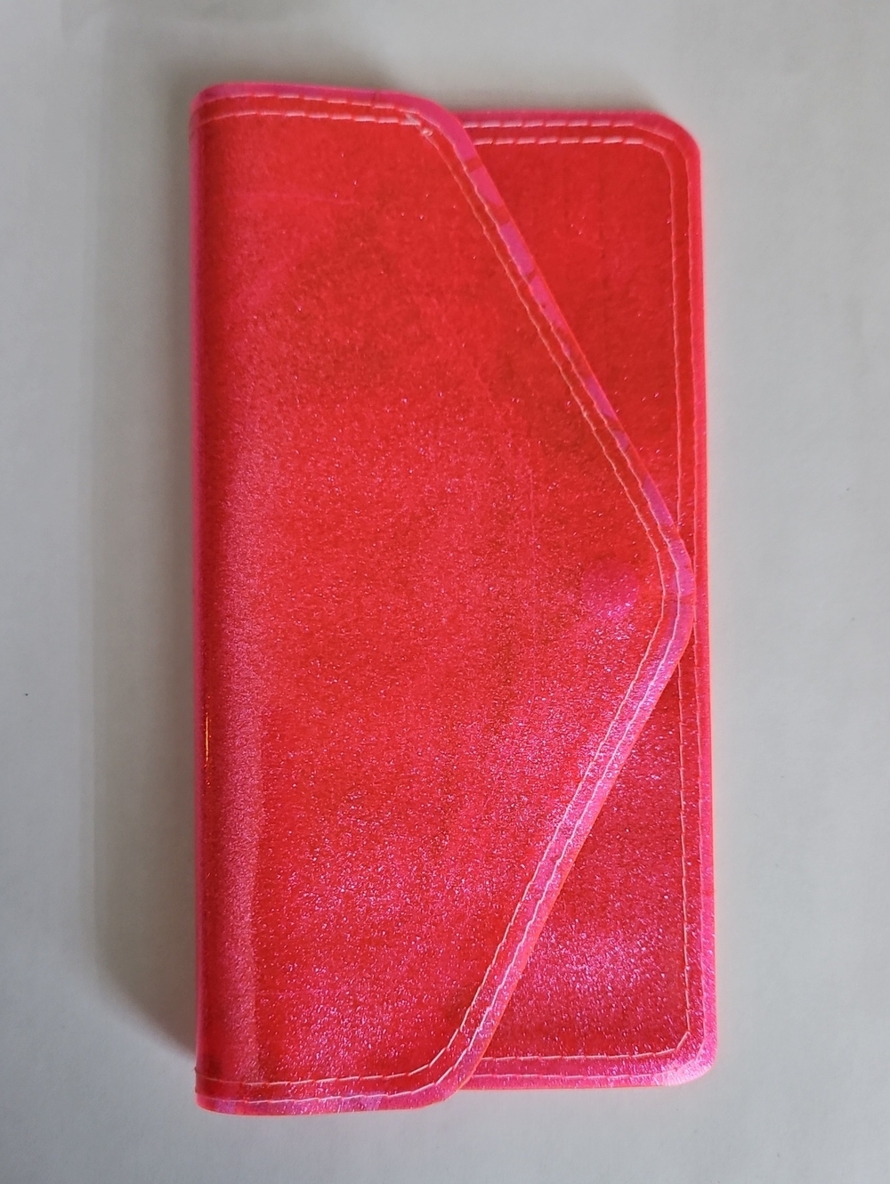 Pink Glitter Vinyl Wallet